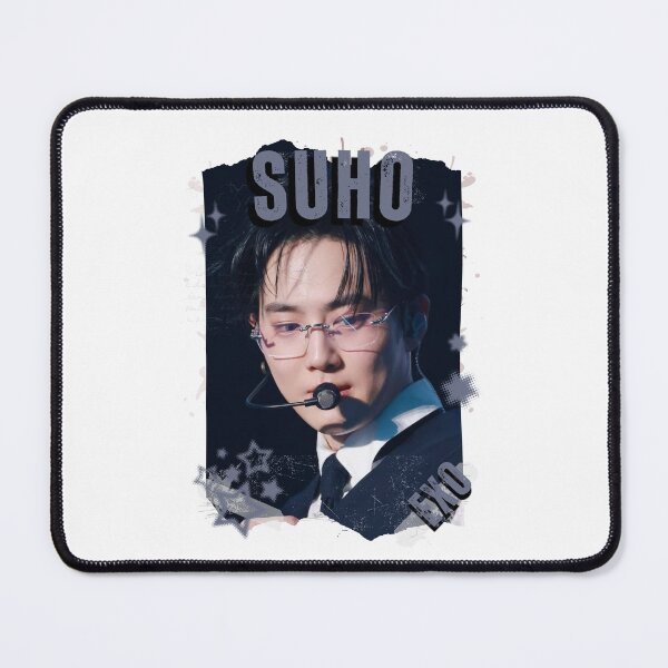 Item preview, EXOO Suho Kpop Solo Artist Black and White Collage Digital Art Portrait designed and sold by AJUNICE STUDIO.