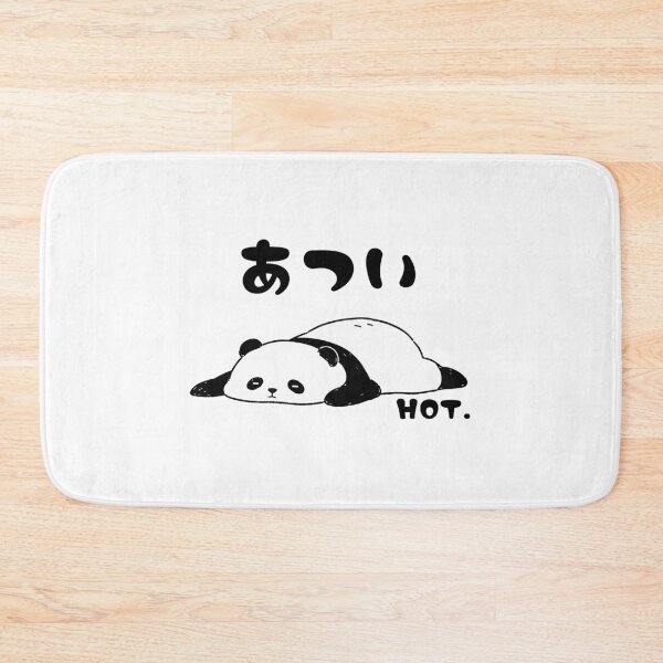 Item preview, Hot Panda Japanese Hiragana Cute Lazy Panda Summer Gift Funny Panda Lover Animal Art designed and sold by medicalkinoko.