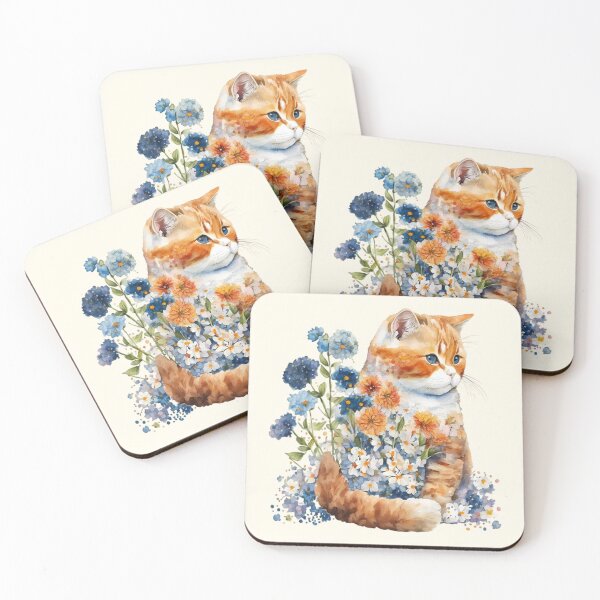 Item preview, Spring Blossom Cat designed and sold by FloreDreamStudio.