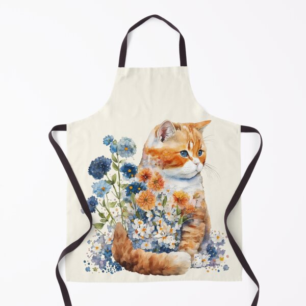 Item preview, Copy of Cream Cat Surrounded by Flowers designed and sold by FloreDreamStudio.