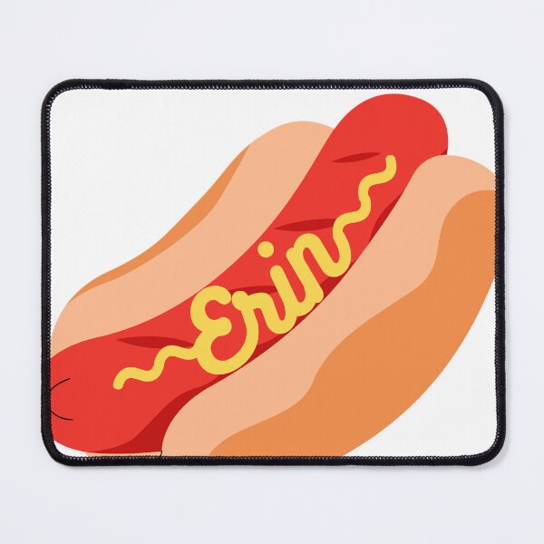 Item preview, Erin Hot Dog with Extra Mustard designed and sold by Hockeybrat26.