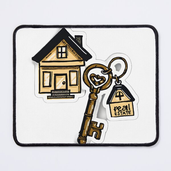 Item preview, Real Estate Agent Key House Sticker designed and sold by InfiniteAuraHub.
