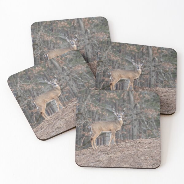 Item preview, White-tailed Buck on a hill 3-2-2026 designed and sold by Thomasyoung.