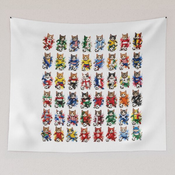 Item preview, International Soccer Cats 2026 designed and sold by yasmh.
