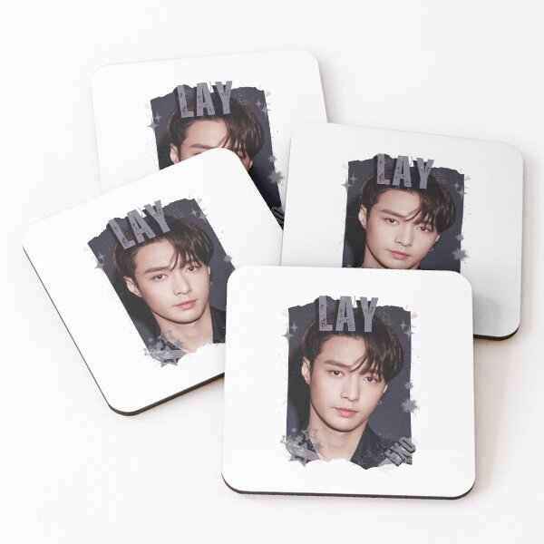 Item preview, EXOO Lay Kpop Solo Artist Black and White Collage Digital Art Portrait designed and sold by AJUNICE STUDIO.