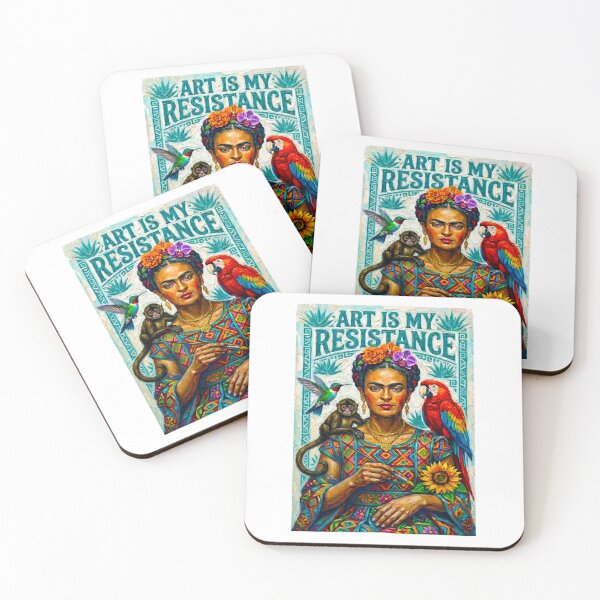 Item preview, Frida Kahlo Resistance Portrait designed and sold by TeeARTHY.
