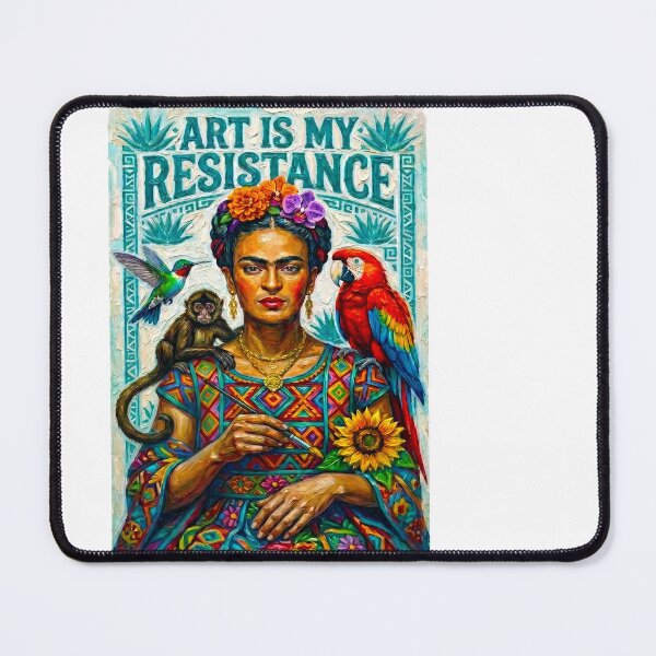 Item preview, Frida Kahlo Resistance Portrait designed and sold by TeeARTHY.