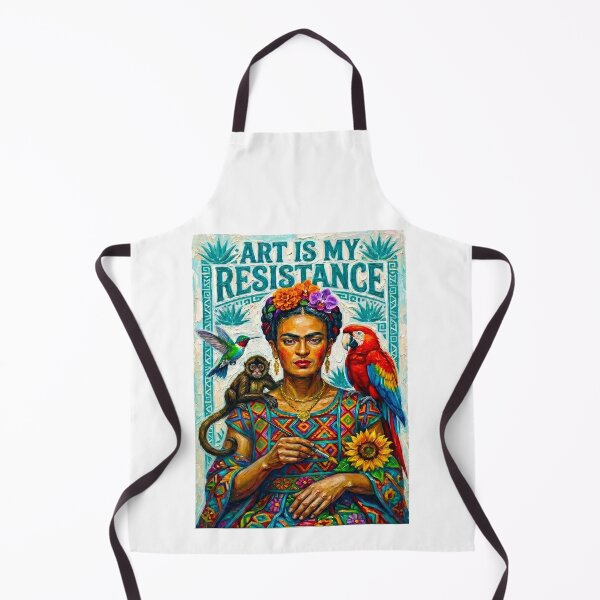 Item preview, Frida Kahlo Resistance Portrait designed and sold by TeeARTHY.