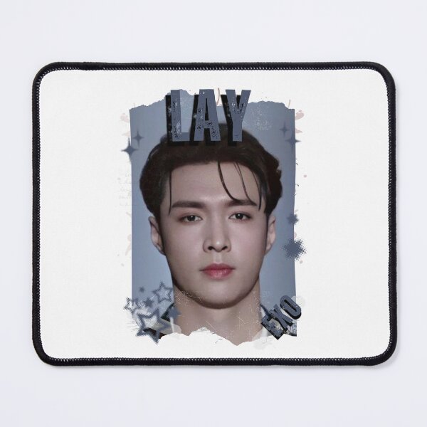 Item preview, EXOO Lay Kpop Solo Artist Black and White Collage Digital Art Portrait designed and sold by AJUNICE STUDIO.
