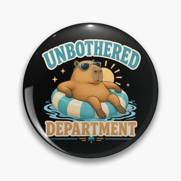 Item preview, Capybara Unbothered Department designed and sold by Rag-Dog.