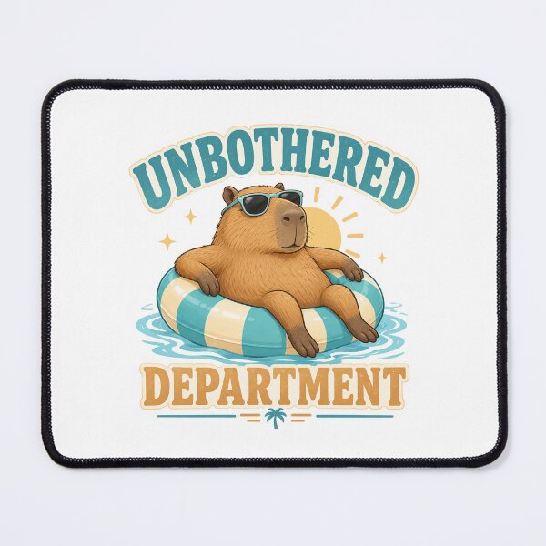 Item preview, Capybara Unbothered Department designed and sold by Rag-Dog.