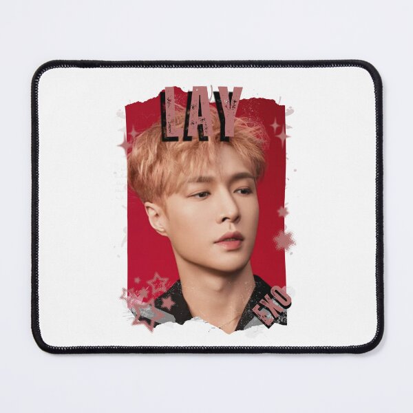 Item preview, EXOO Lay Kpop Solo Artist Black and White Collage Digital Art Portrait designed and sold by AJUNICE STUDIO.