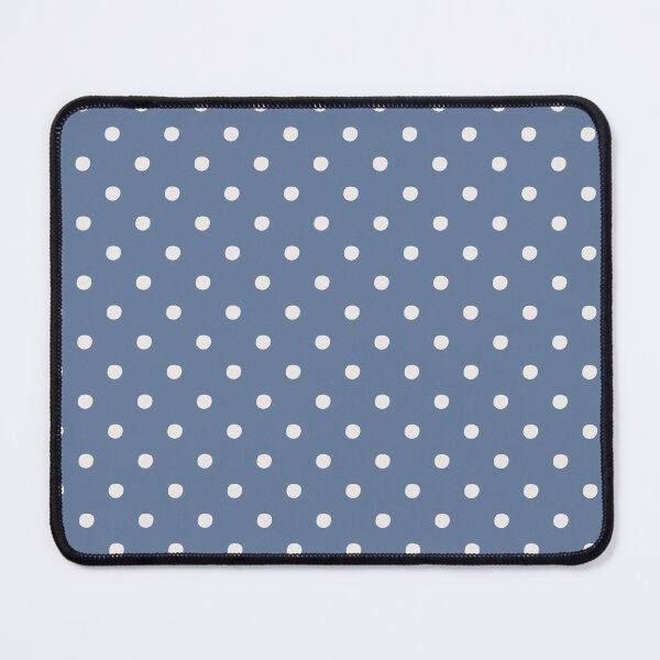 Item preview, Dusty Blue Polka Dot Phone Case for Students | Cream and Slate Blue Pattern Journal for Teachers | Muted Blue Dotted Blanket for Mom | Elegant Navy Blue Polka Dot Tote Bag for Nurses designed and sold by VivaFy.