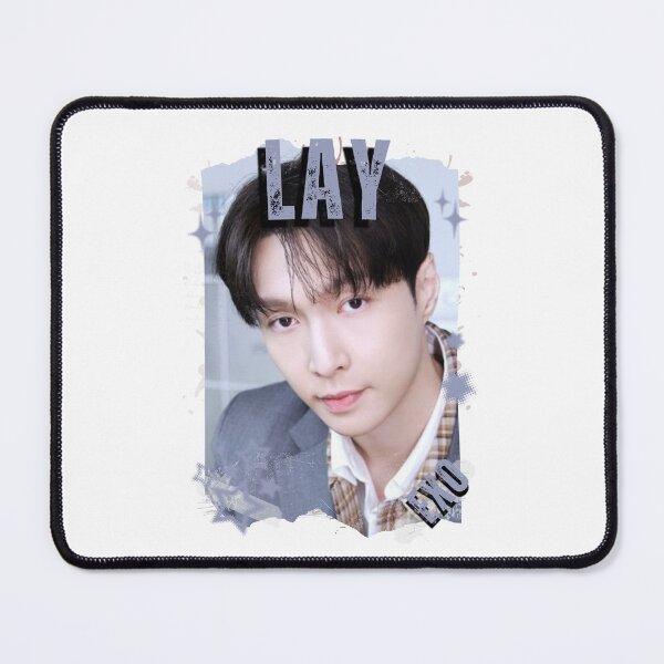 Item preview, EXOO Lay Kpop Solo Artist Black and White Collage Digital Art Portrait designed and sold by AJUNICE STUDIO.