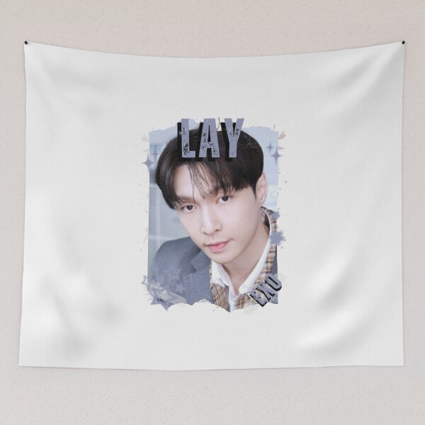 Artikelvorschau, EXOO Lay Kpop Solo-Künstler Schwarz-Weiß-Collage Digitales Kunstporträt entworfen und verkauft von AJUNICE STUDIO.