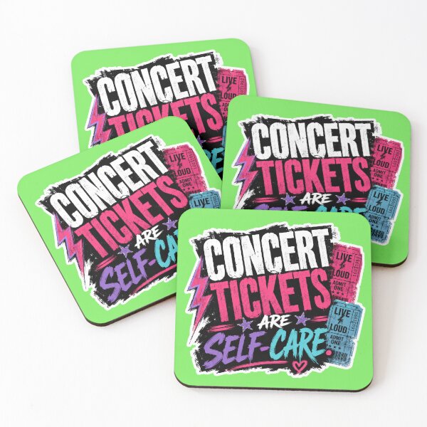 Item preview, Concert Tickets Are Self-Care Music Lover Design | Live Music & Festival Quote designed and sold by TheStephanieRome.