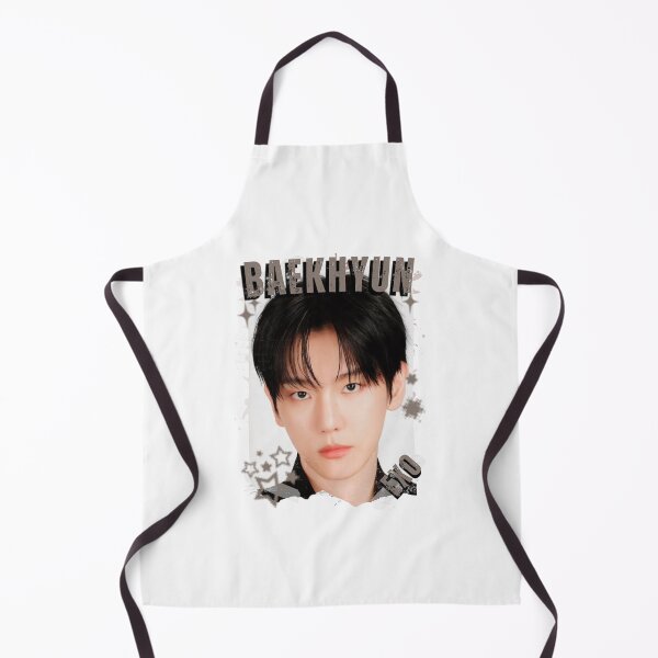 Aperçu de l'œuvre Portrait numérique en collage noir et blanc de Baekhyun (EXOO), artiste solo K-pop, réalisé par collage. créée et vendue par AJUNICE STUDIO.