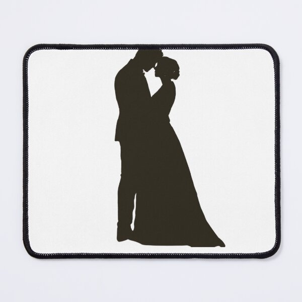 Item preview, Eternal Shadows – Gothic Couple Silhouette T-Shirt designed and sold by MerchWSzpilkach.