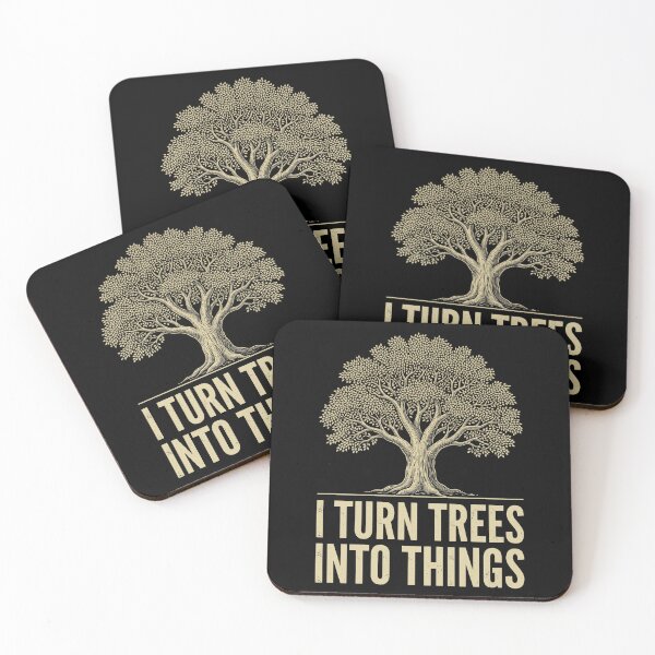 Item preview, I Turn Trees Into Things Woodworker Carpenter Arborist Craftsman designed and sold by SofenArt.