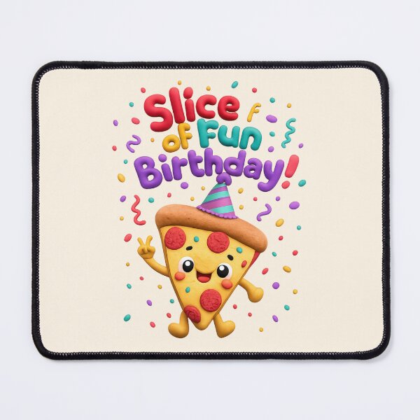 Item preview, Cute Pizza Birthday Party | Kawaii 3D Fast Food Party Art designed and sold by Moons Studio.
