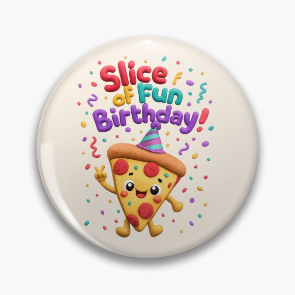 Item preview, Cute Pizza Birthday Party | Kawaii 3D Fast Food Party Art designed and sold by Moons Studio.