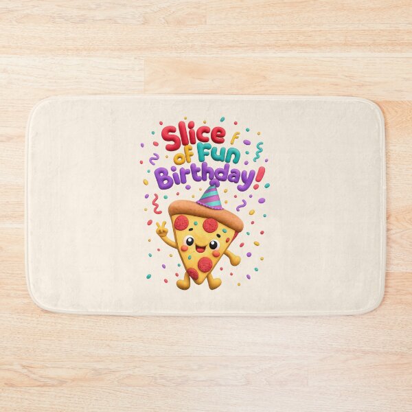 Item preview, Cute Pizza Birthday Party | Kawaii 3D Fast Food Party Art designed and sold by Moons Studio.