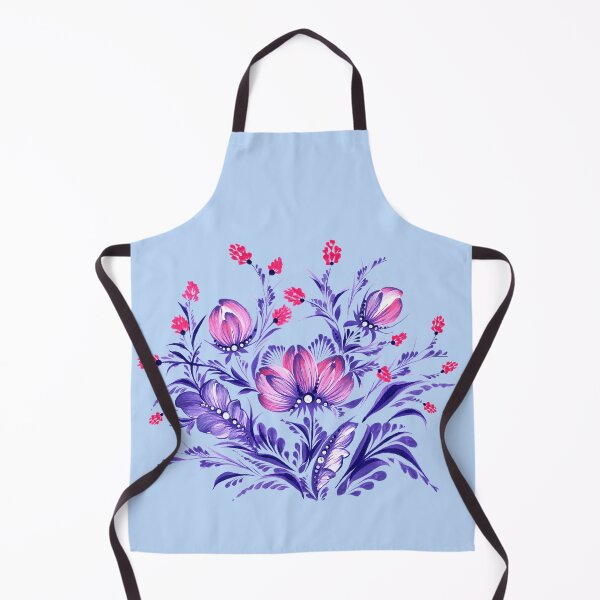 Item preview, Purple-pink flowers, Ukraine art, Petrykivka style, author's drawing designed and sold by Sunflower-7.