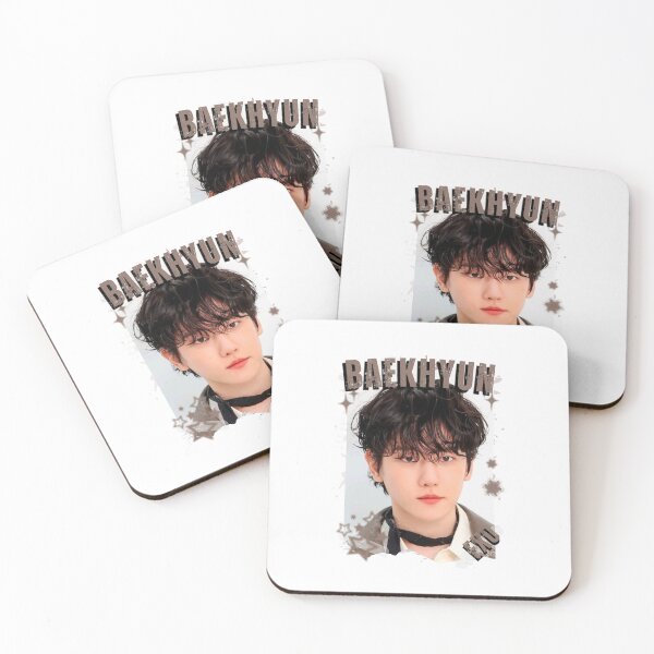 Item preview, EXOO Baekhyun Kpop Solo Artist Black and White Collage Digital Art Portrait designed and sold by AJUNICE STUDIO.