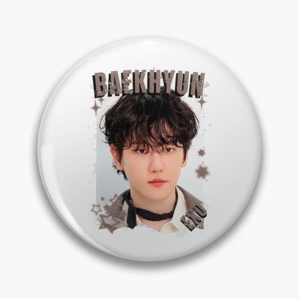 Item preview, EXOO Baekhyun Kpop Solo Artist Black and White Collage Digital Art Portrait designed and sold by AJUNICE STUDIO.