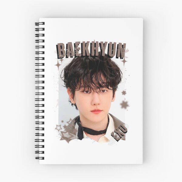 Item preview, EXOO Baekhyun Kpop Solo Artist Black and White Collage Digital Art Portrait designed and sold by AJUNICE STUDIO.