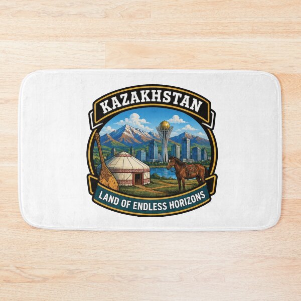 Item preview, Kazakhstan – Land of Endless Horizons designed and sold by GnuArt.