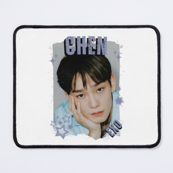 Item preview, EXOO Chen Kpop Solo Artist Black and White Collage Digital Art Portrait designed and sold by AJUNICE STUDIO.
