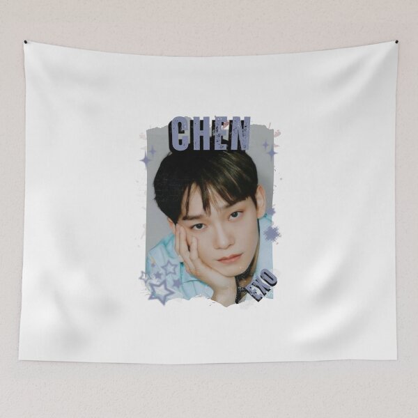 Item preview, EXOO Chen Kpop Solo Artist Black and White Collage Digital Art Portrait designed and sold by AJUNICE STUDIO.