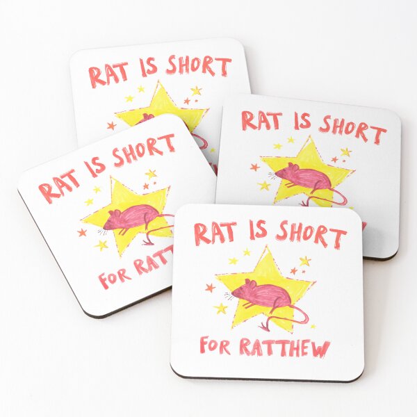 Item preview, Rat Is Short For Ratthew Funny Pet Rodent Lover Humor designed and sold by RetroMini2026.