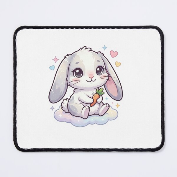 Item preview, Cute Bunny with Carrot Sticker PNG designed and sold by Rasha-flow.