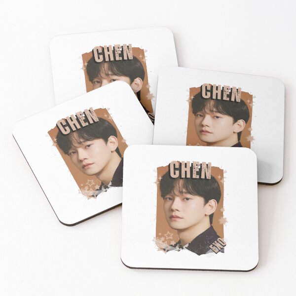 Item preview, EXOO Chen Kpop Solo Artist Black and White Collage Digital Art Portrait designed and sold by AJUNICE STUDIO.