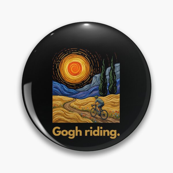 Item preview, Gogh Riding. Cyclist Van Gogh Art Painter Hobby designed and sold by SofenArt.