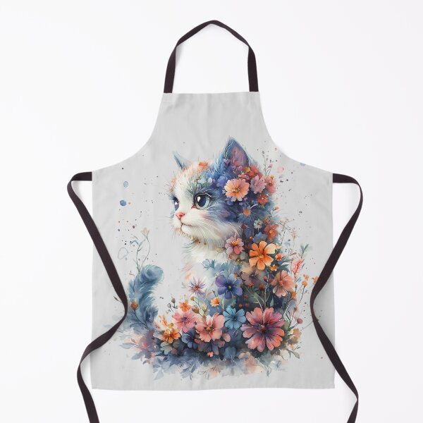Item preview, Garden Cat in Bloom designed and sold by FloreDreamStudio.