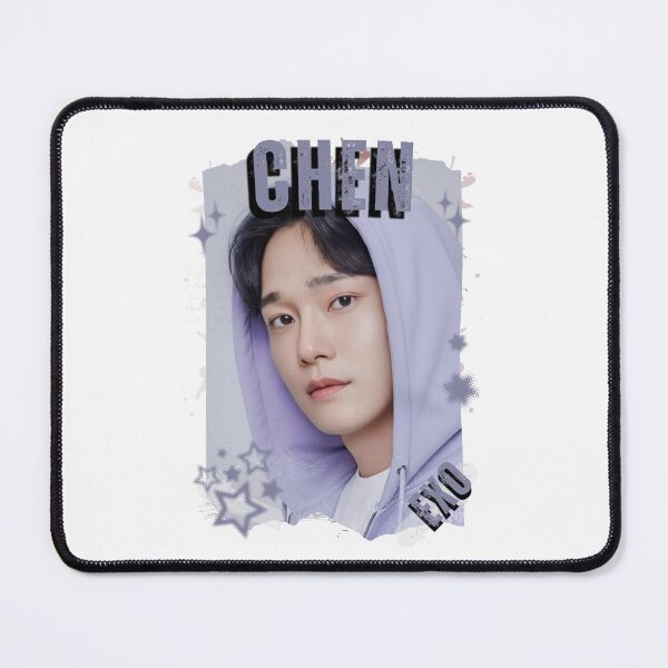 Item preview, EXOO Chen Kpop Solo Artist Black and White Collage Digital Art Portrait designed and sold by AJUNICE STUDIO.