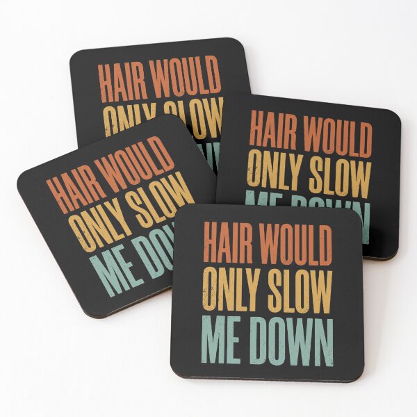 Item preview, Hair Would Only Slow Me Down Bald Funny Athlete designed and sold by SofenArt.