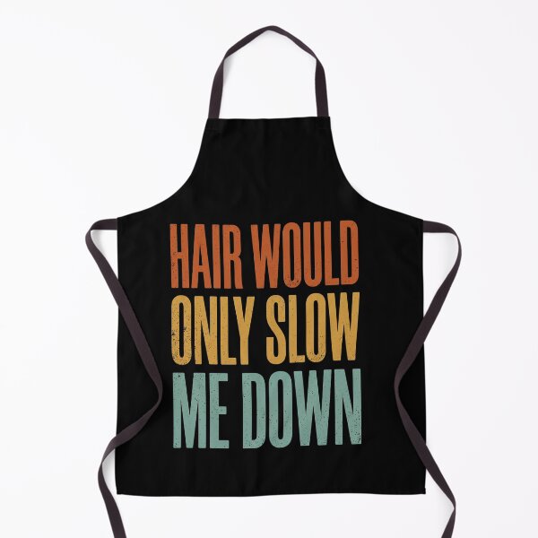Item preview, Hair Would Only Slow Me Down Bald Funny Athlete designed and sold by SofenArt.