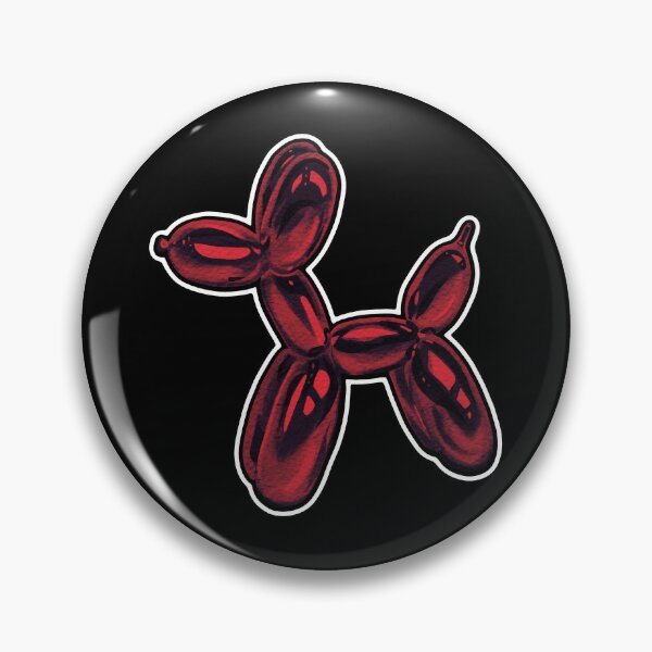 Item preview, Glossy Red Balloon Dog Pop Art Sticker designed and sold by JessiDrips Designs.