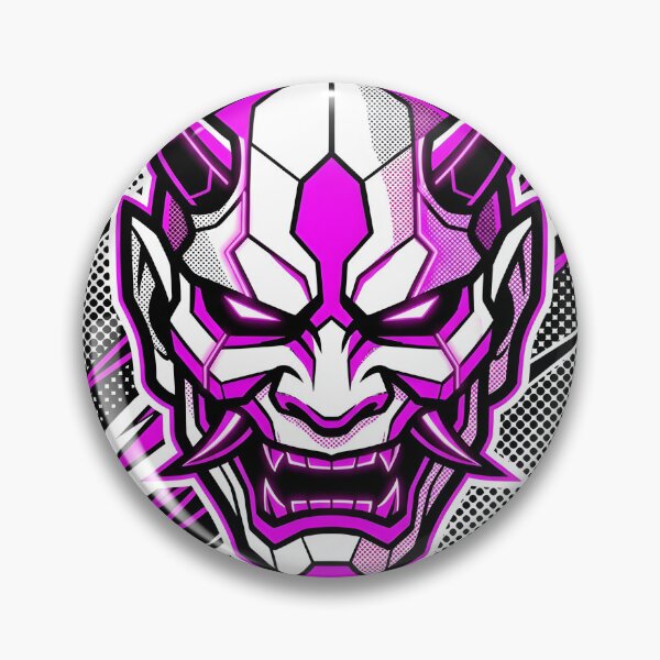 Item preview, Cyberpunk Oni Mask Japanese Demon Streetwear Graphic designed and sold by EKHOAISTORE.