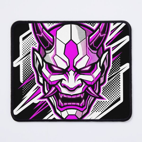 Item preview, Cyberpunk Oni Mask Japanese Demon Streetwear Graphic designed and sold by EKHOAISTORE.