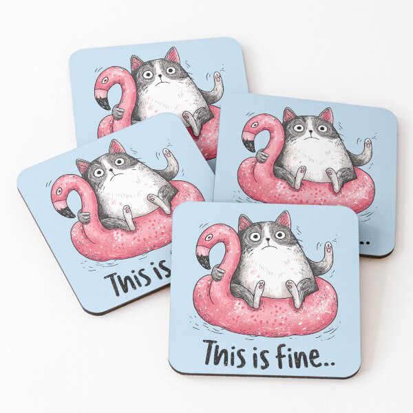 Item preview, This Is Fine designed and sold by Whereiskim.