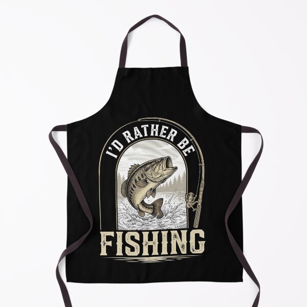Item preview, I'd Rather Be Fishing Angler Fisherman Bass Hobby designed and sold by SofenArt.