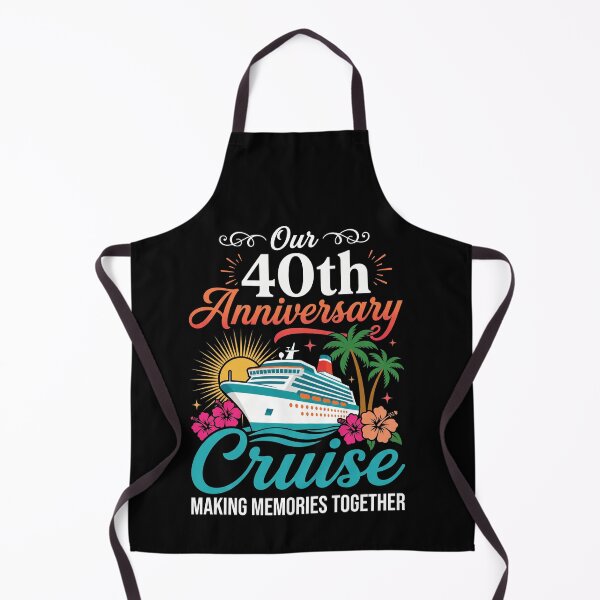 Item preview, Our 40th Anniversary Cruise Making Memories Together Ruby Anniversary Couple Celebration designed and sold by SofenArt.