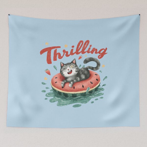 Item preview, Thrilling Cat  designed and sold by Whereiskim.