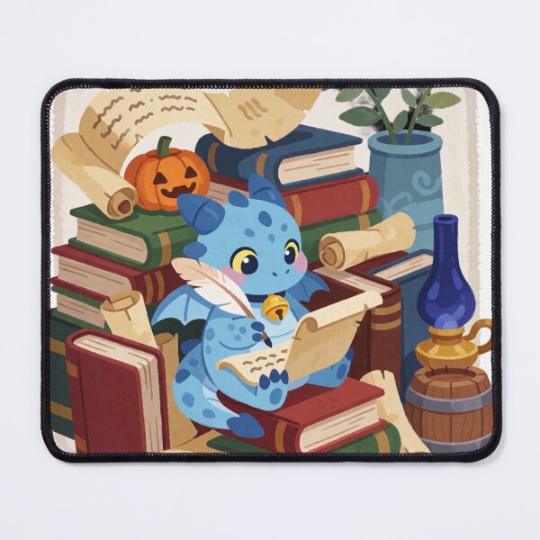Item preview, Reading Dragon | Cozy Fantasy Book Lover designed and sold by AillustriaAK.