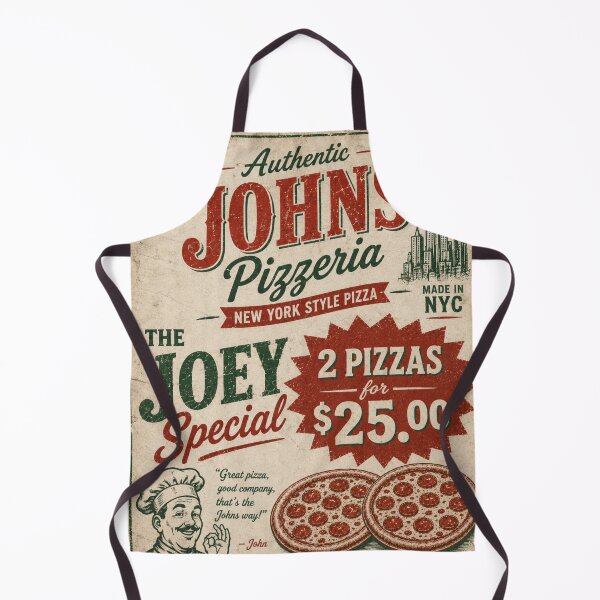 Item preview, Joey's Pizza NYC Fan Art Vintage Pizzeria Poster | New York Sitcom Inspired Design designed and sold by TheStephanieRome.
